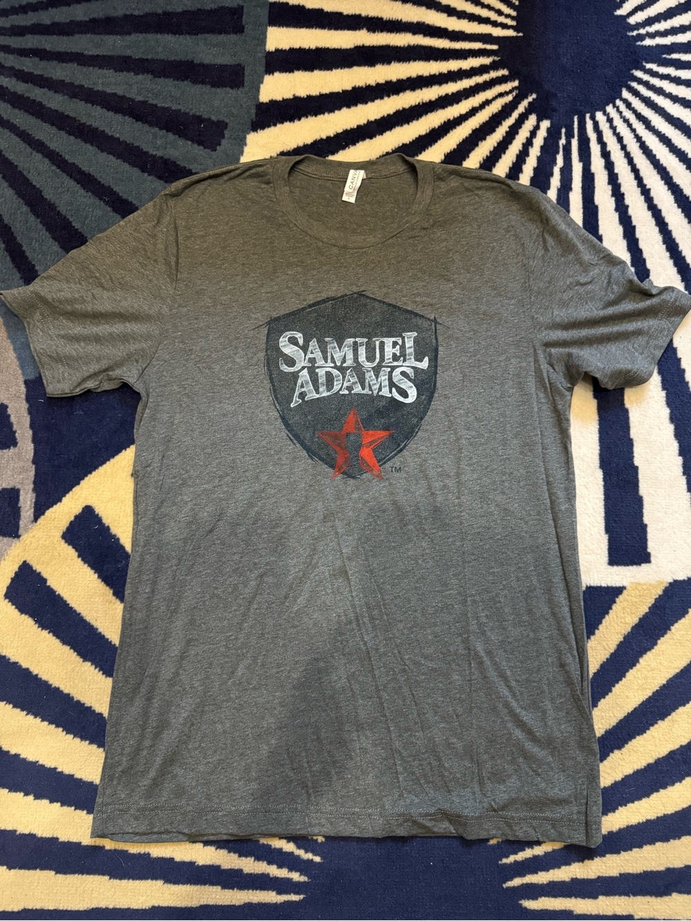 Sam Adams Men’s Gray Logo T-Shirt